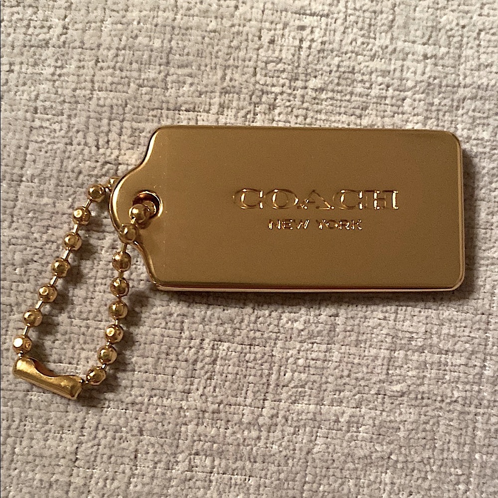 Coach Gold Keychain